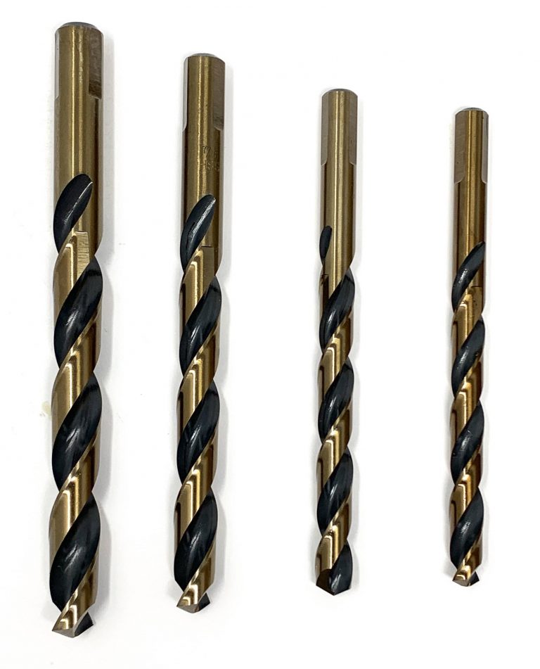 The Dude’s Black & Gold Individual Jobber Drill Bits 12 Packs Drill Bit Dude